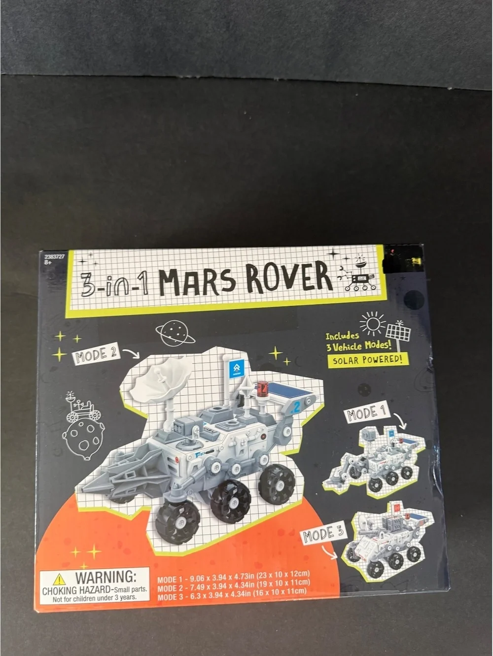 3-in-1 Mars Rover Solar Powered Model Kit